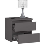 Öökapp CL2 40 cm, grafiithall Magamistuba Homewell 8